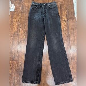 Zara Black Straight Leg Jeans